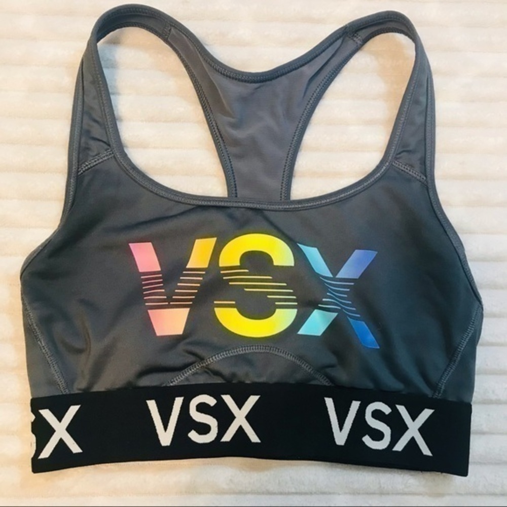 VSX Rainbow Sports Bra small